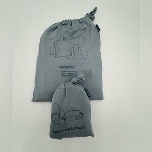 Emirates Business Class Loungewear Pajama Set in Blue Gray size S/M